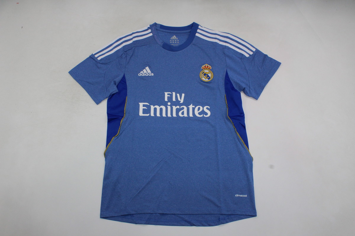 AAA Quality Real Madrid 13/14 Away Blue Soccer Jersey